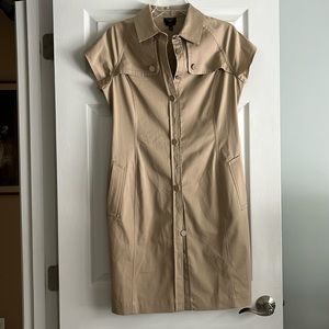 Talbots 10 petite tan stretch dress